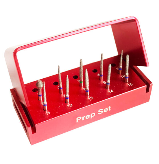 Mũi khoan Diawiss - Thụy Sỹ 1 Prep Set – Bộ Mũi Lâm Sàng/Sửa Soạn