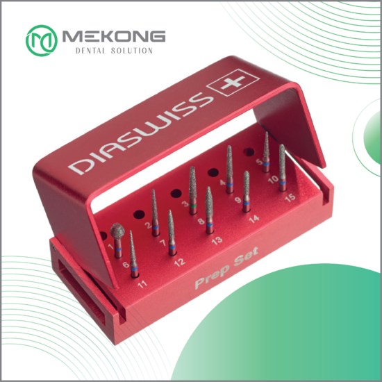 Mũi khoan Diawiss - Thụy Sỹ Bộ Mũi Lâm Sàng/Sửa Soạn Prep Set | DIASWISS