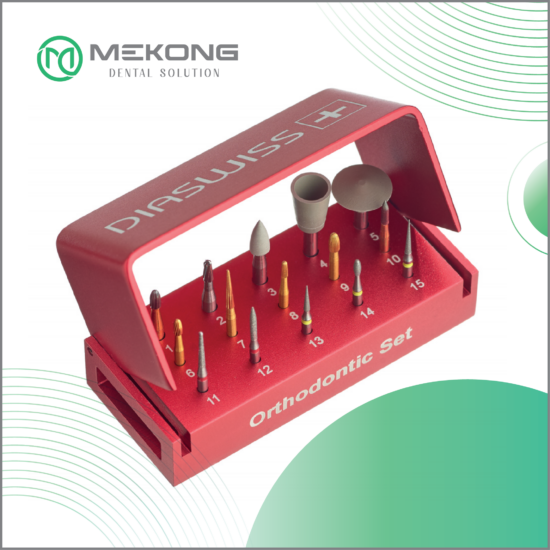 Mũi khoan Diawiss - Thụy Sỹ Bộ Mũi Lâm Sàng/Chỉnh Nha Orthodontic Set | DIASWISS