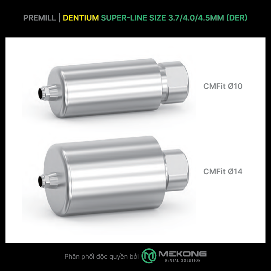 Premill Premill Dentium Super-Line: Universal – size 3.7/4.0/4.5mm (DER)