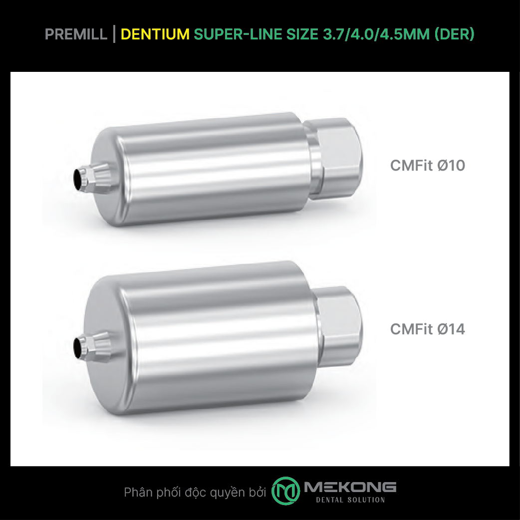 Premill Premill Dentium Super-Line: Universal – size 3.7/4.0/4.5mm (DER)