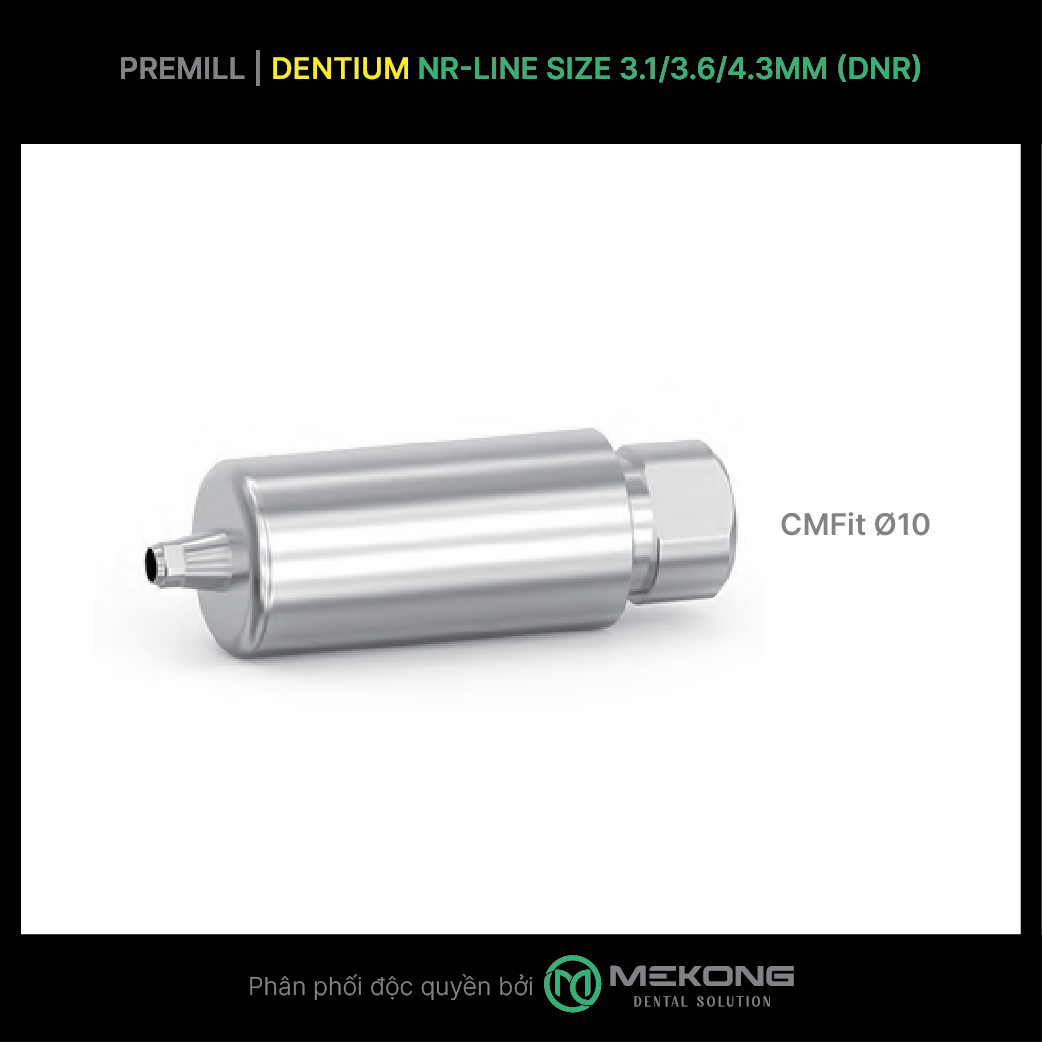 Premill Premill Dentium NR-Line: Standard – size 3.1/3.6/4.3mm(DNR)