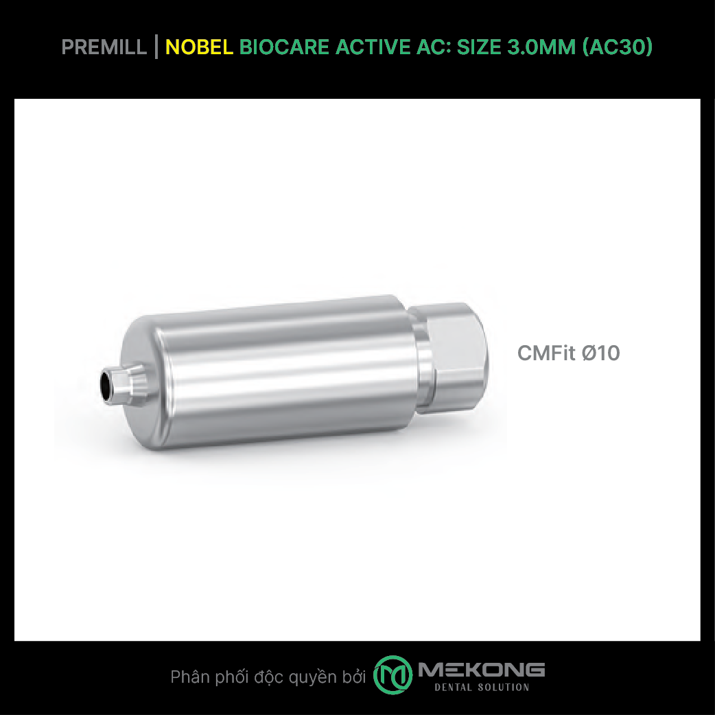 Premill Premill Nobel Biocare Active AC : size 3.0mm (AC30)