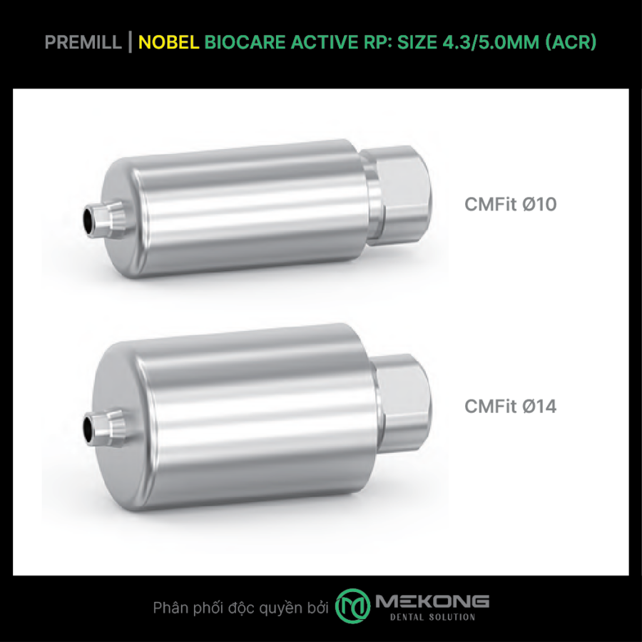 Premill Premill Nobel Biocare Active RP : size 4.3/5.0mm (ACR)