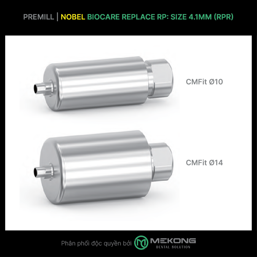Premill Premill Nobel Biocare Replace  RP : size 4.1mm (RPR)