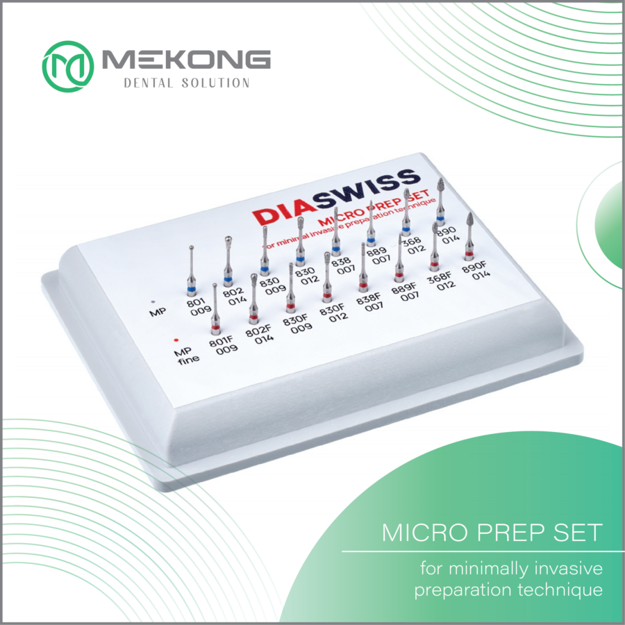 Mũi khoan Diawiss - Thụy Sỹ Bộ Mũi Soạn Xoang Micro Prep Set | DIASWISS