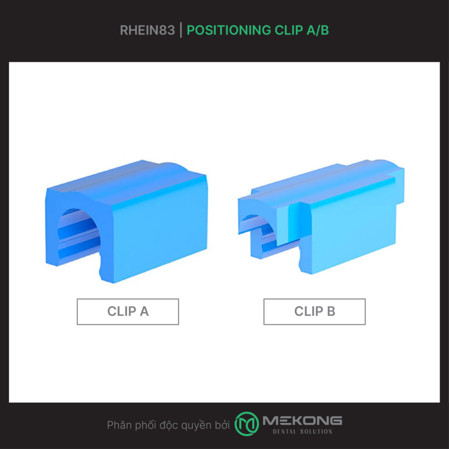 Giải pháp attachment phục hình tháo lắp RHEIN83 | Positioning Clip A/B