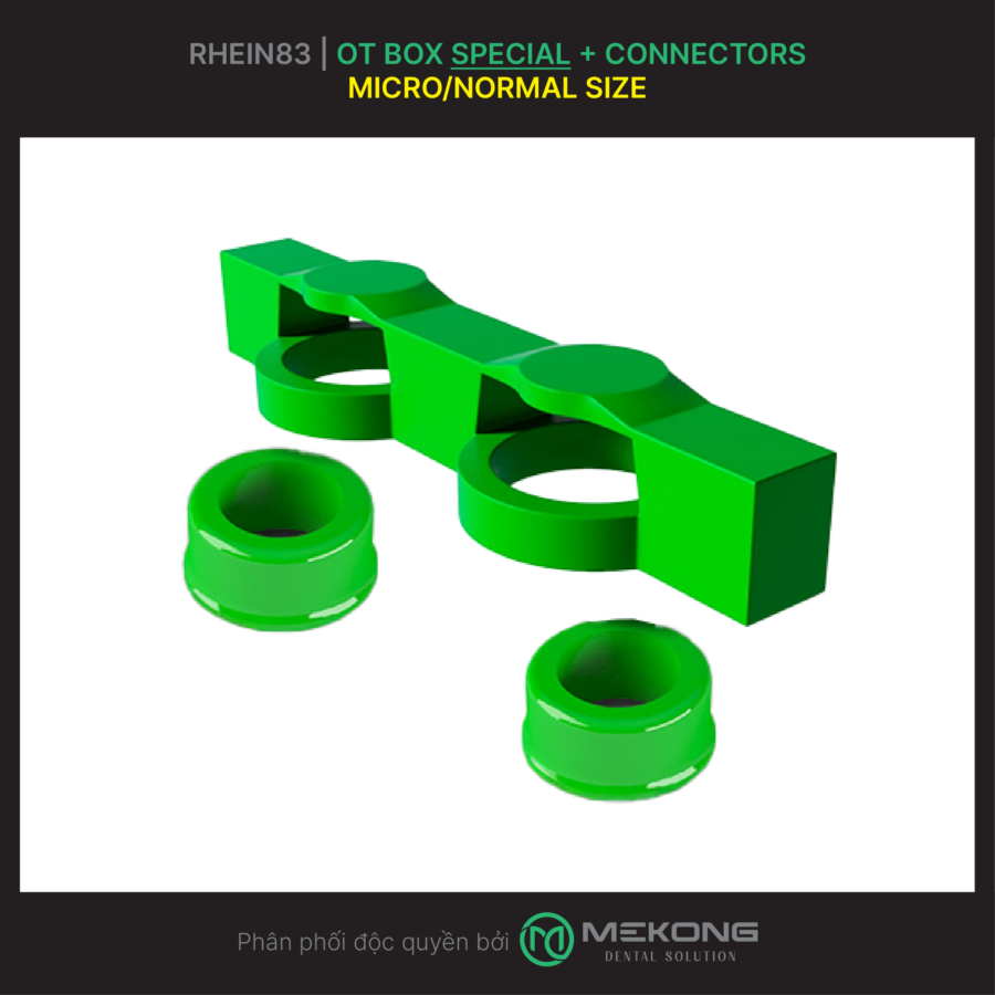 Giải pháp attachment phục hình tháo lắp RHEIN83 | OT Box Special + Connectors