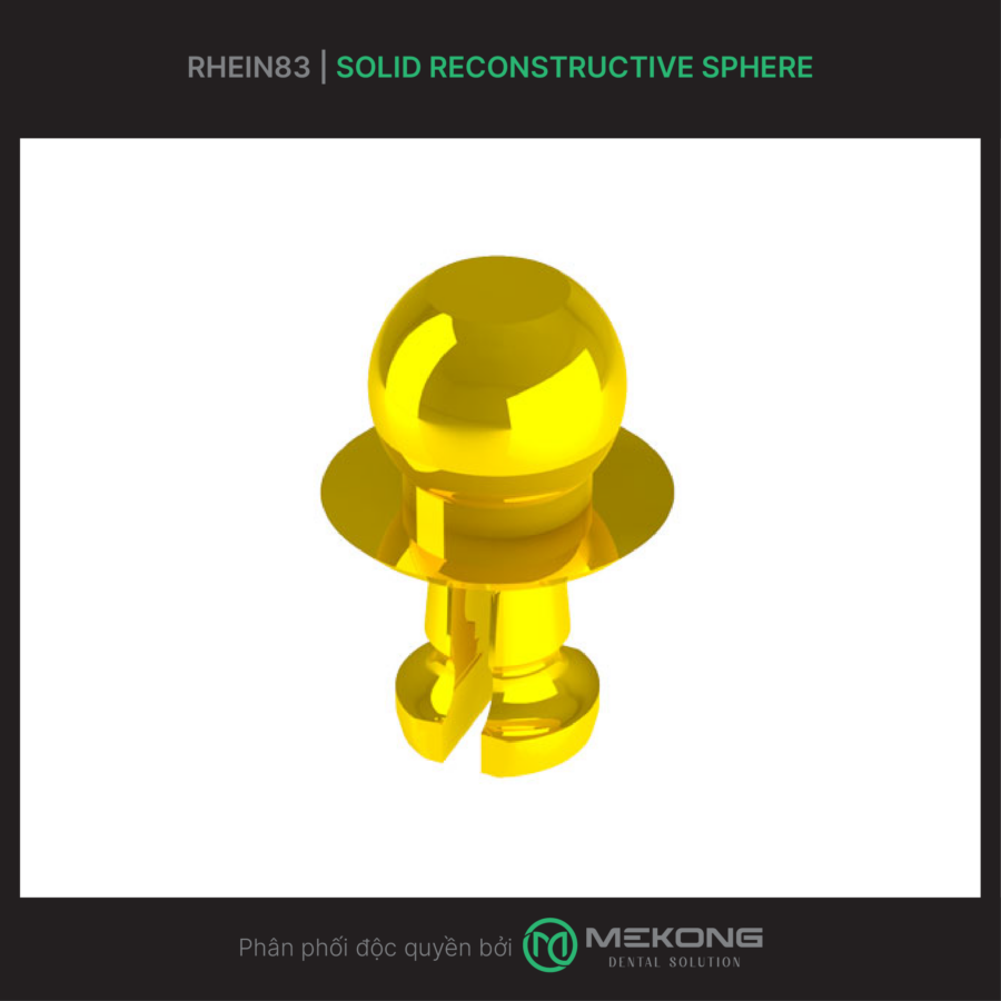 Giải pháp attachment phục hình tháo lắp RHEIN83 | Solid Reconstructive Sphere