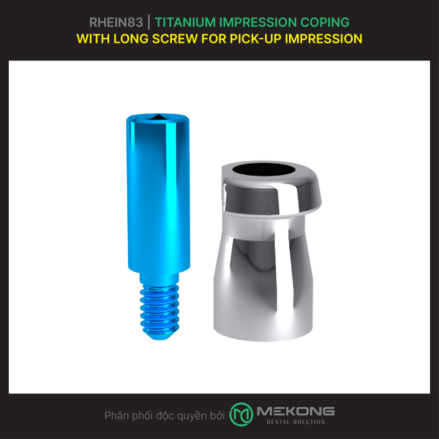 Fixed Prosthesis OT Bridge RHEIN83 | Titanium Impression Coping with long screw