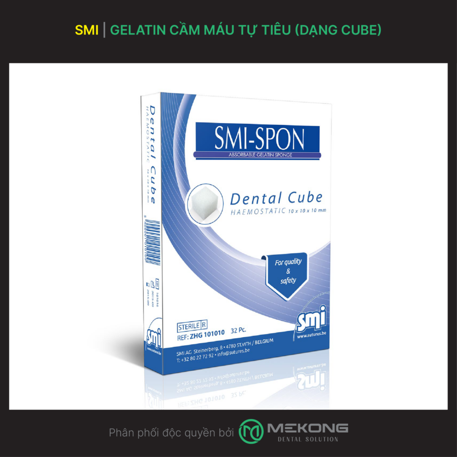 SẢN PHẨM SMI | Gelatin cầm máu tự tiêu (Dạng Cube)