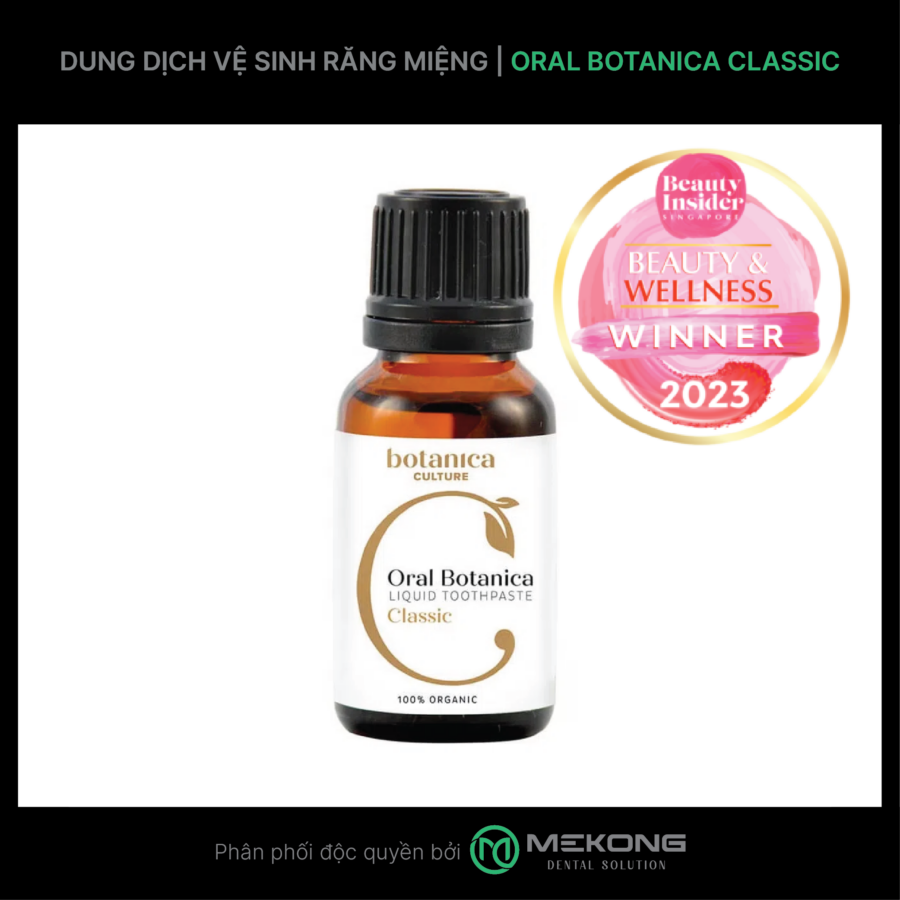 Dung dịch vệ sinh răng miệng BOTANICA | Vệ sinh răng miệng hữu cơ 100% tự nhiên