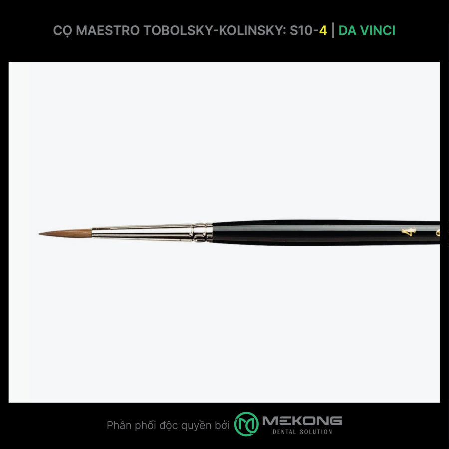 Cọ labo Da Vinci DA VINCI | Cọ Maestro Tobolsky-Kolinsky Serie10 (Số 4)
