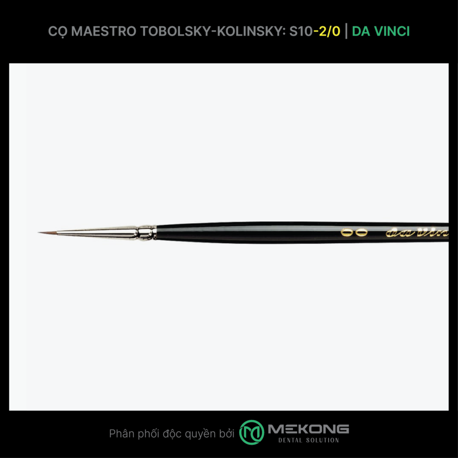 Cọ labo Da Vinci DA VINCI | Cọ Maestro Tobolsky-Kolinsky Serie10 (Số 2/0)