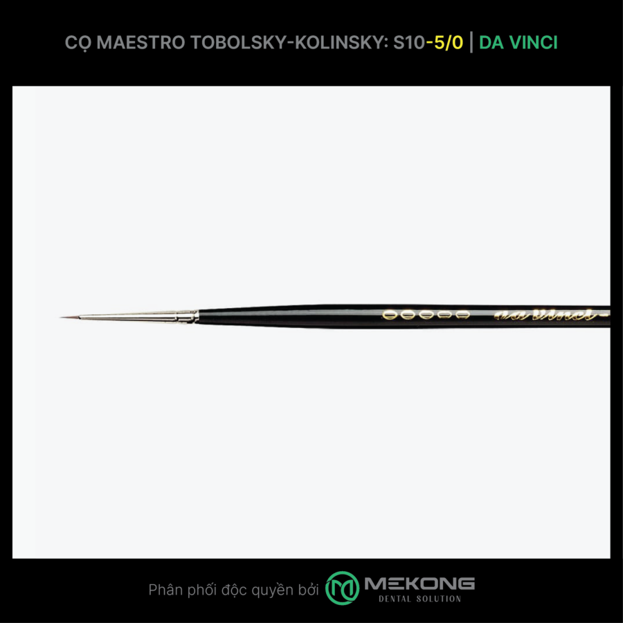 Cọ labo Da Vinci DA VINCI | Cọ Maestro Tobolsky-Kolinsky Serie10 (Số 5/0)