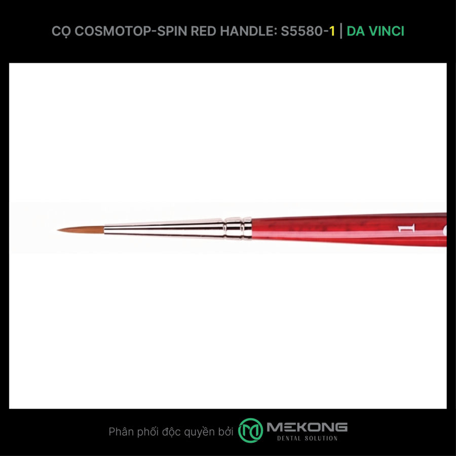 Cọ labo Da Vinci DA VINCI | Cọ Cosmotop-Spin RED HANDLE S5580 (Số 1)