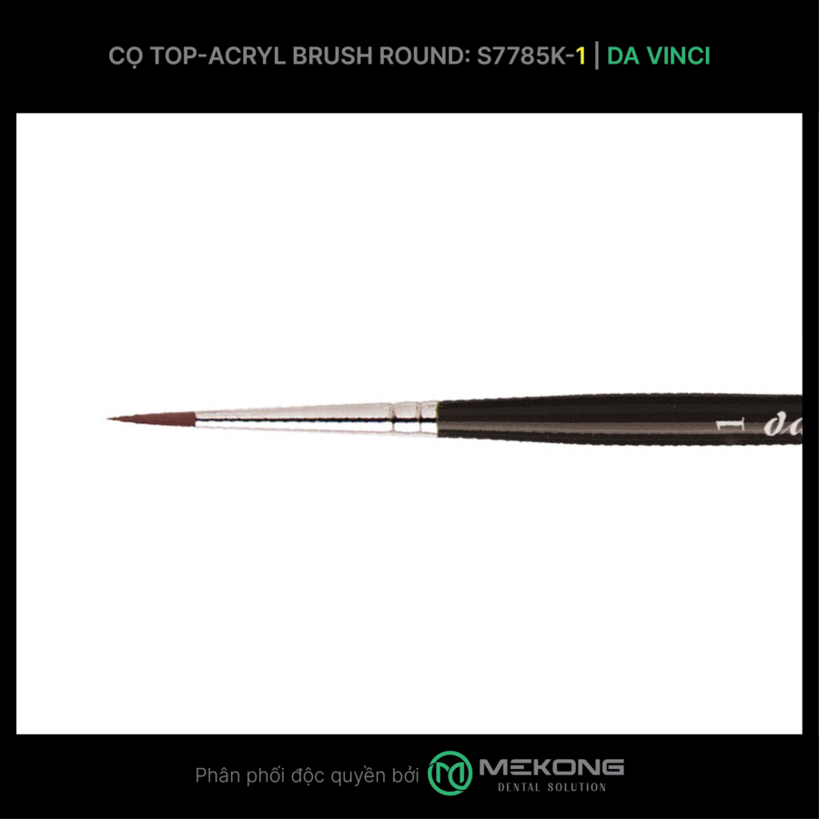 Cọ labo Da Vinci DA VINCI | Cọ Top-Acryl Brush Round S7785K (Số 1)