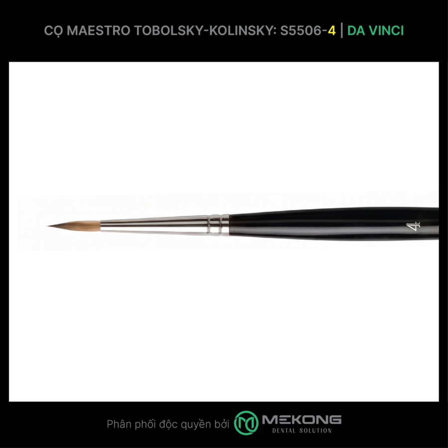 Cọ labo Da Vinci DA VINCI | Cọ Maestro Tobolsky-Kolinsky S5506 (Số 4)