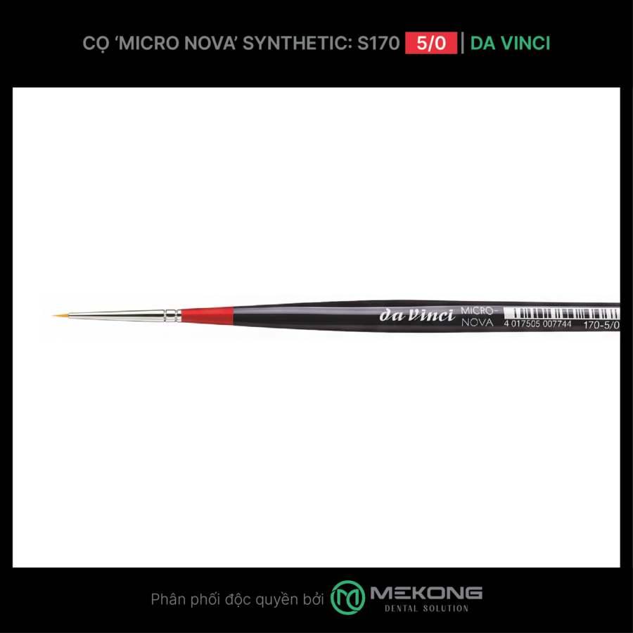 Cọ labo Da Vinci DA VINCI | Cọ MICRO-NOVA Synthetic S170 (Số 5/0)