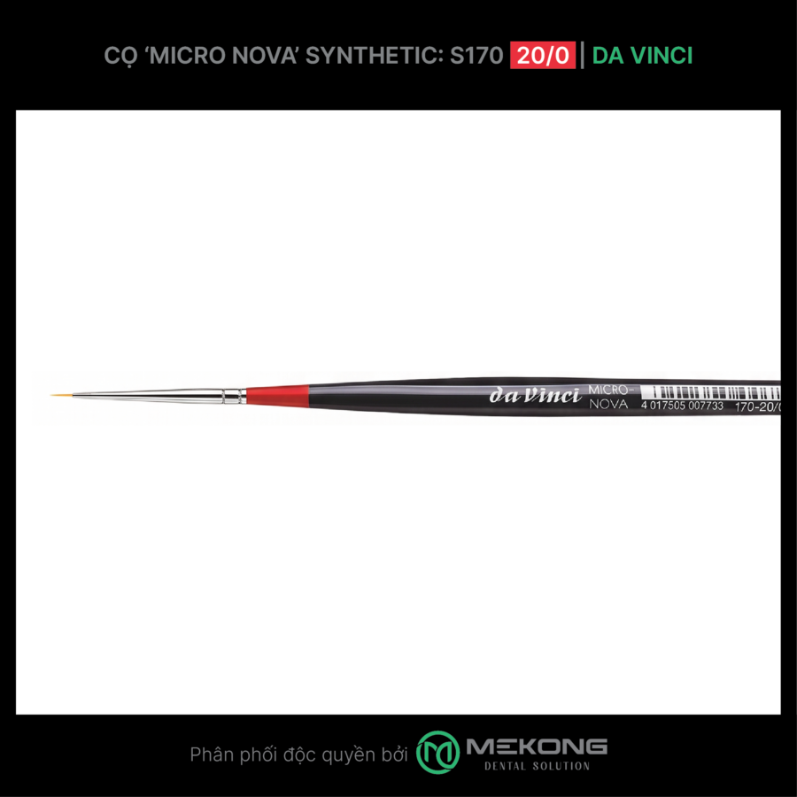 Cọ labo Da Vinci DA VINCI | Cọ MICRO-NOVA Synthetic S170 (Số 20/0)