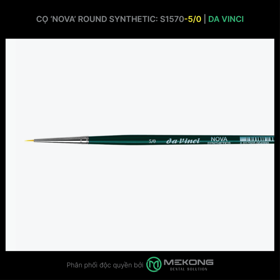 Cọ labo Da Vinci DA VINCI | Cọ NOVA Round Synthetic S1570 (Số 5/0)