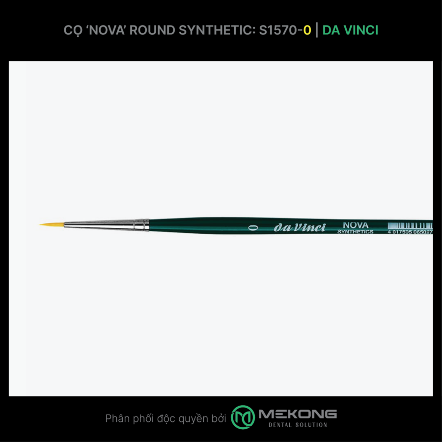 Cọ labo Da Vinci DA VINCI | Cọ NOVA Round Synthetic S1570 (Số 0)
