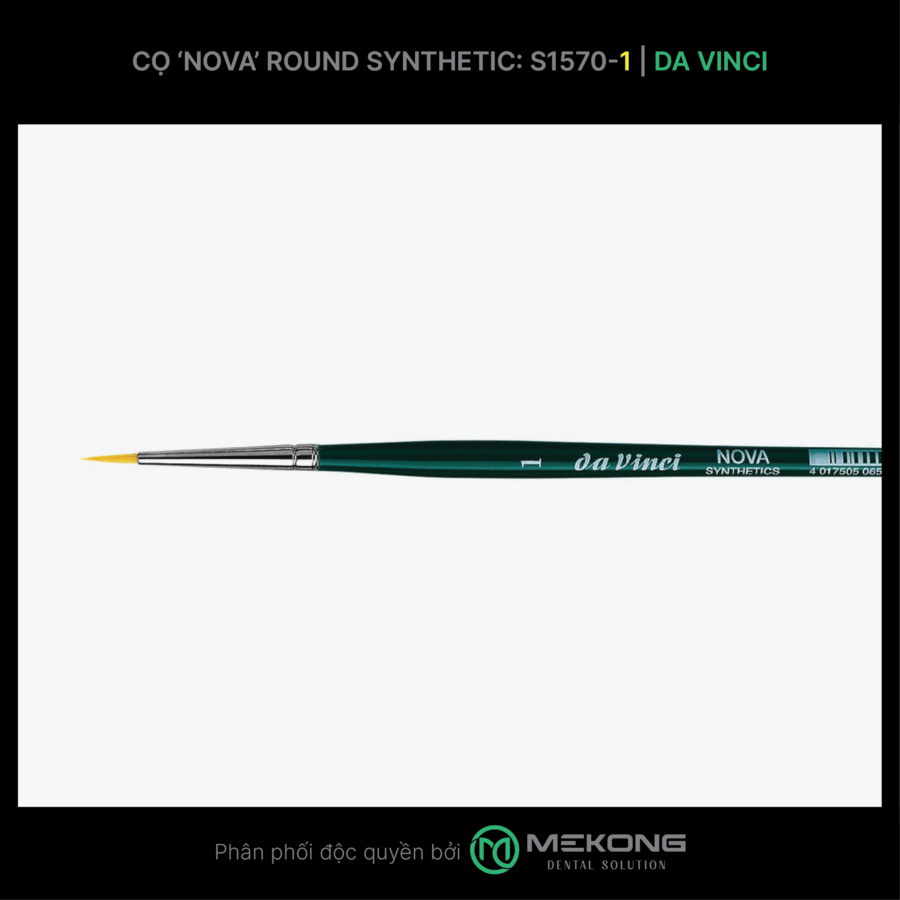 Cọ labo Da Vinci DA VINCI | Cọ NOVA Round Synthetic S1570 (Số 1)